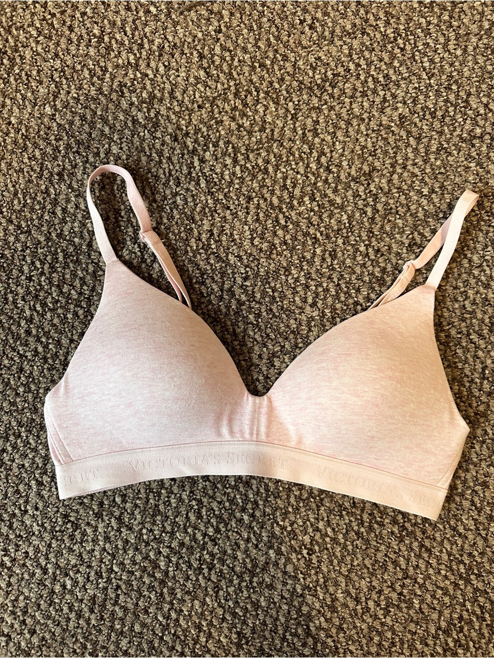 Victoria's Secret Soft Pink Wireless Tshirt  Bra